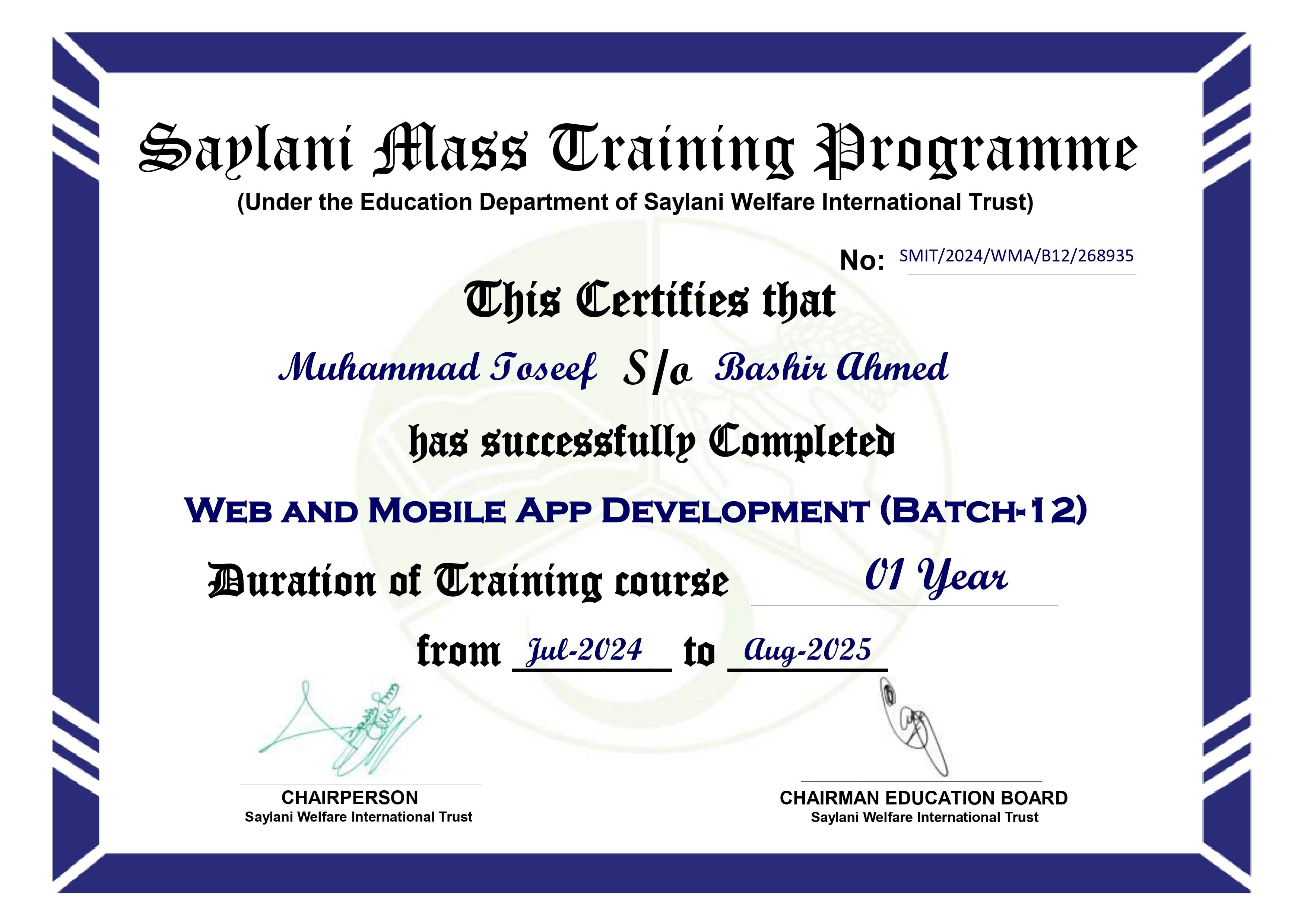 Front-End Development Fundamentals certificate